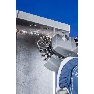 Pferd Rundbrste gezopft RBG  115x12x22,2 mm Stahl-Draht- 0,50mm-Beschreibung lesen
