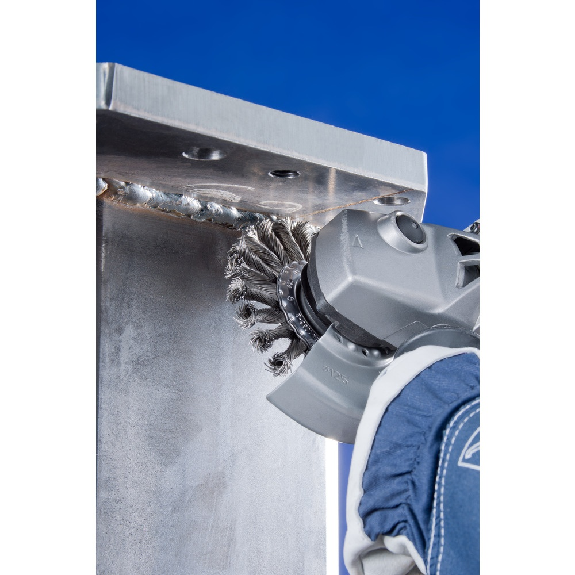 Pferd Rundbrste gezopft RBG  115x12x22,2 mm Stahl-Draht- 0,50mm-Beschreibung lesen