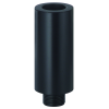 Rohrverlängerung D38mm 93mm lang BK Rohrverlängerung D38mm 93mm lang BK