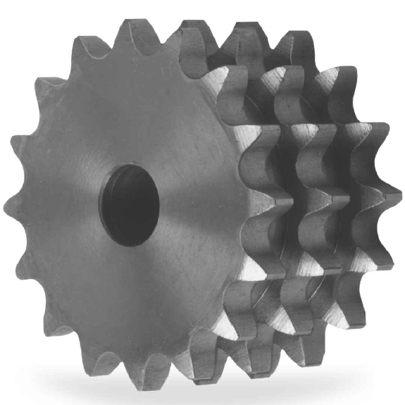 CMW - Disco pretaladrado - Acero - Engranaje triple - 12B3 - 55 dientes - Paso 19.05 mm con agujero de 25 mm CMW - Disco pretaladrado - Acero - Engranaje triple - 12B3 - 55 dientes - Paso 19.05 mm con agujero de 25 mm-Leer más