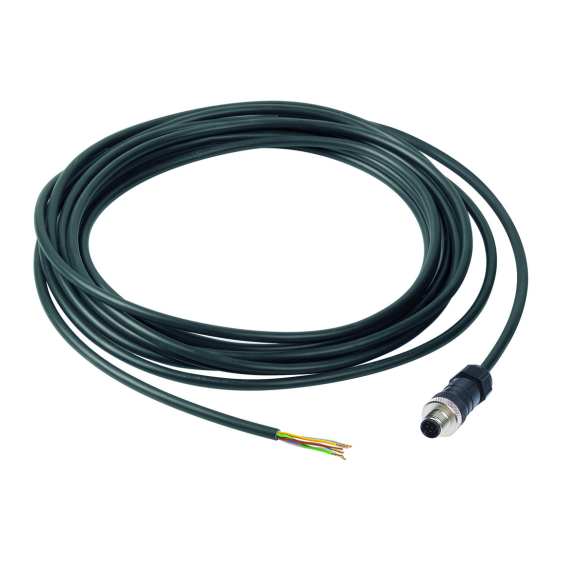 Kabel 5m mit M12-Stecker Kabel 5m mit M12-Stecker-Beschreibung lesen