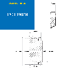 CMW - Pignone prealesato - Acciaio - Tripla dentatura - 12B3 - 29 denti - passo 19,05 mm con foro 20 mm