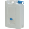 Wasserkanister 22l HD-PE stapelbar,m.Auslaufhahn H495xB350xT165mm
