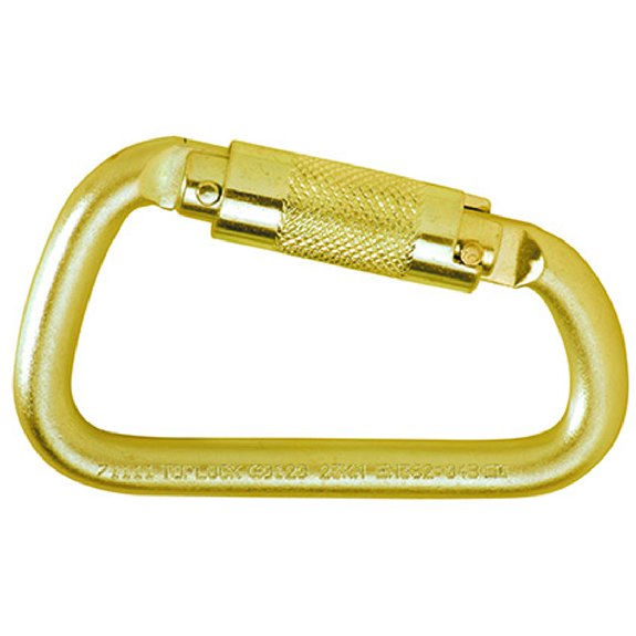 Coverguard - Mousqueton jaune automatique en acier-Lire la description