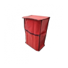 Bolsa de distribución para carro roja