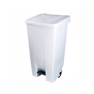 Cubo tapa blanco 120 lts-Leer más