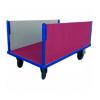 Carro de transporte con barandillas desmontables