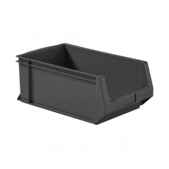 Gaveta de plástico apilable con abertura frontal 500x310x200 mm-Leer más