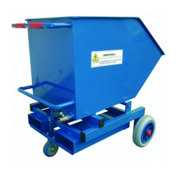 Trémie basculante 300 litres avec robinet-Lire la description