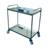 Carro 2 bandejas inox. 950 x 590 mm soldado