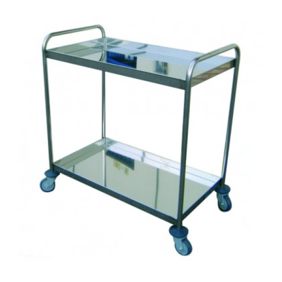 Carro 2 bandejas inox. 950 x 590 mm soldado-Leer más