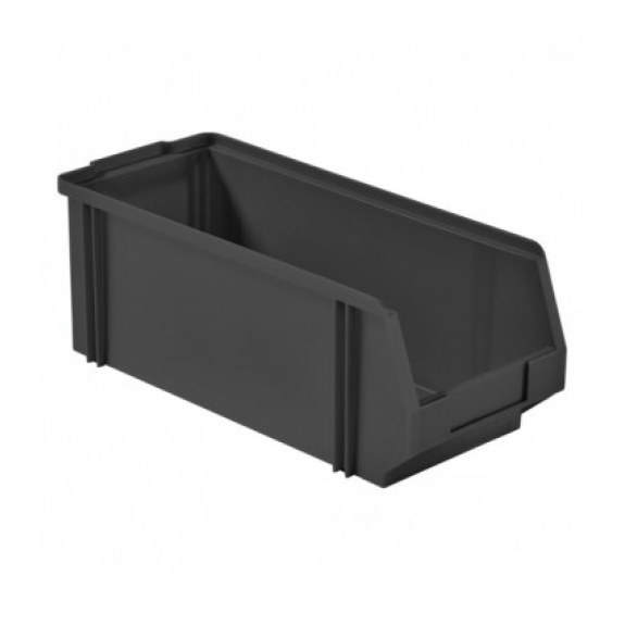 Gaveta de plástico apilable con abertura frontal 340x150x130h-Leer más