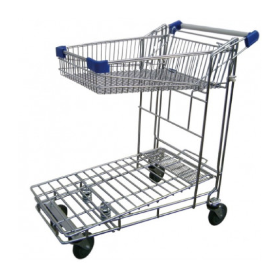 Chariot emboîtable en maille avec panier-Beschreibung lesen
