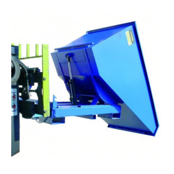 Tolva autobasculante PVC 750 litro con ruedas Tolva autobasculante PVC 750 litro con ruedas-Leer más