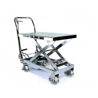 Mesa elevadora manual inox. 200 kg-Leer más