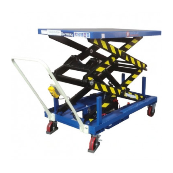 Mesa a batería capacidad 1.000 kg elevación 2.000 mm-Leer más