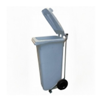 Cubo basura gris 120 lts con pedal-Leer más