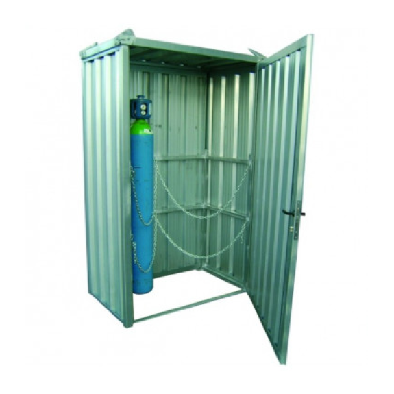 Caseta 14 botellas de gas, sin suelo y con cerradura Caseta 14 botellas de gas, sin suelo y con cerradura-Leer más