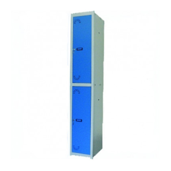 Armadietto Pack & Store Initial con 2 porte per conservare in sicurezza in scuole e palestre-Leggi tutto