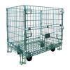 Cestón plegable de reja con ruedas Cestón plegable de reja con ruedas