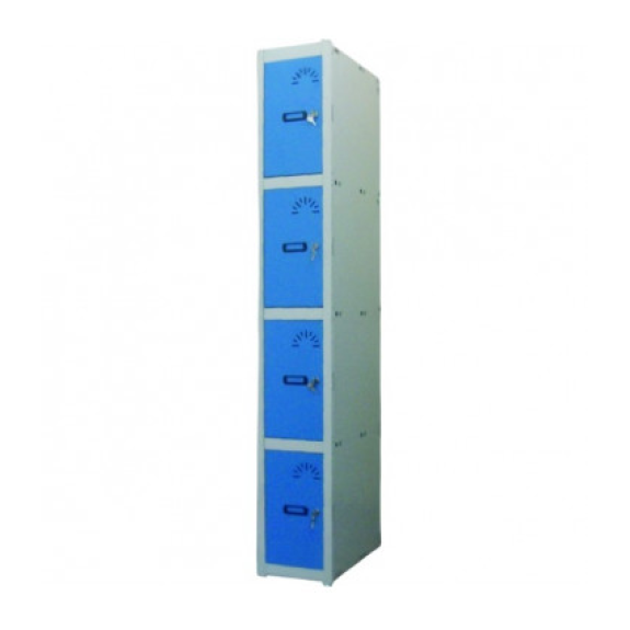 Casier Initial Pack & Store à 4 portes pour un rangement sécurisé dans les écoles et les salles de sport-Lire la description