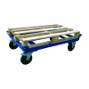 Soporte de palets con ruedas alto 280 mm