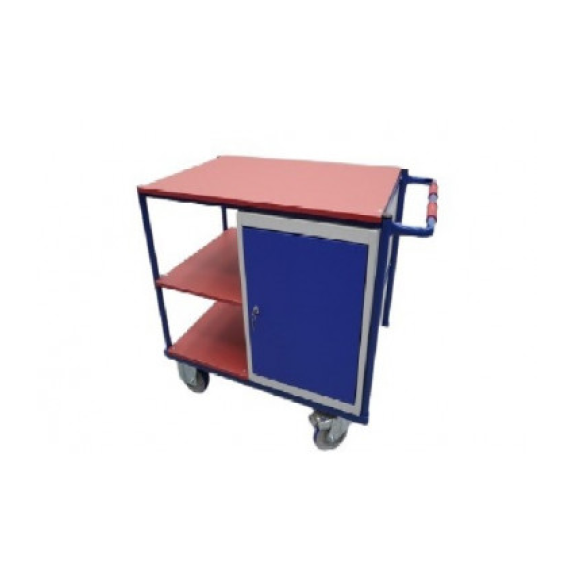 Chariot à outils avec étagères réglables-Lire la description