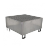 Cubeta galvanizada con rejilla 1 bidón