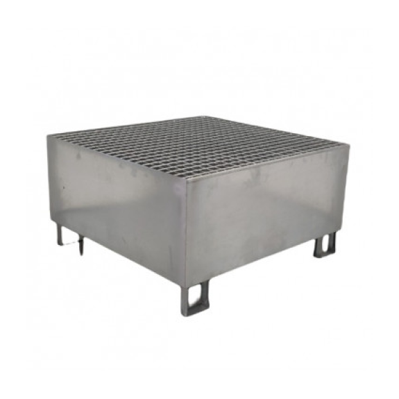 Cubeta galvanizada con rejilla 1 bidón Cubeta galvanizada con rejilla 1 bidón-Leer más