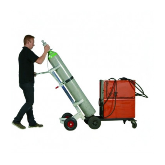 Chariot pour bouteilles de soudage-Lire la description