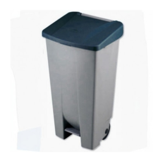 Cubo tapa negra 120 lts-Leer más