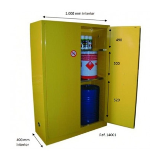 Armario seguridad líquidos inflamables 1.092 x 457 x 1.650 mm RF30-Leer más