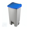Cubo de basura azul de 120 litros con pedal Cubo de basura azul de 120 litros con pedal