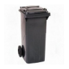 Cubo de basura negro de 240 litros