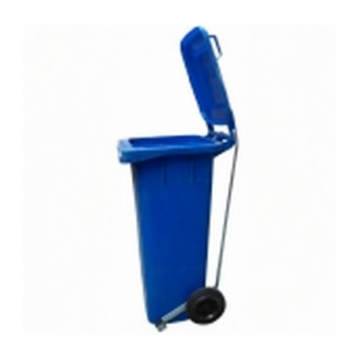 Cubo basura azul 80 lts con pedal-Leer más