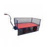Remolque plegable con capacidad de 500 kg y laterales de malla desmontables