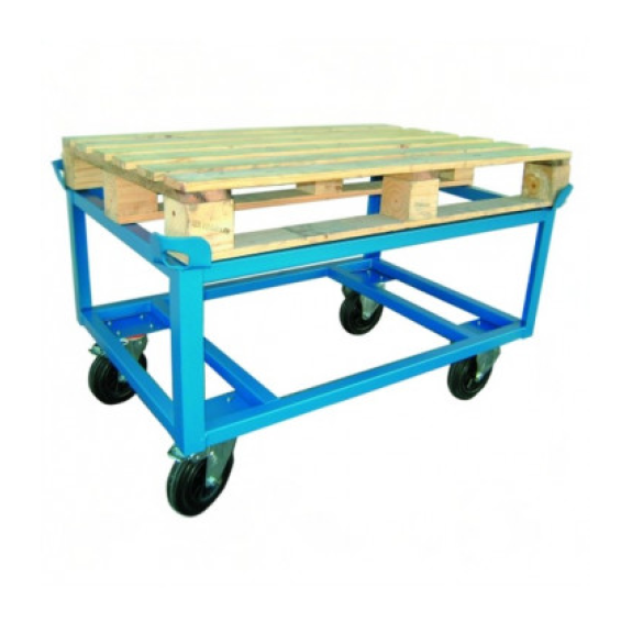 Soporte de palets con ruedas alto 650 mm-Leer más