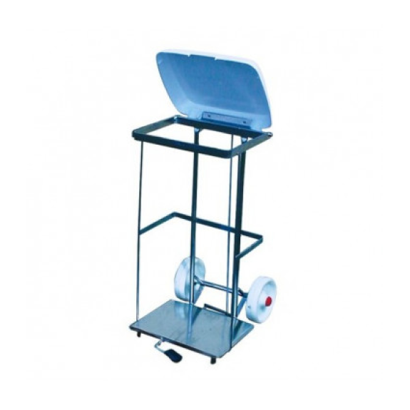 Carro para bolsa basura inox.-Leer más