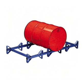 Palet de acero para 3 bidones de 50L, capacidad 300kg-Leer más