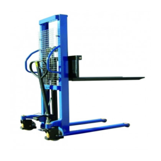 Apilador manual 1000 kg con uñas ajustables-Leer más