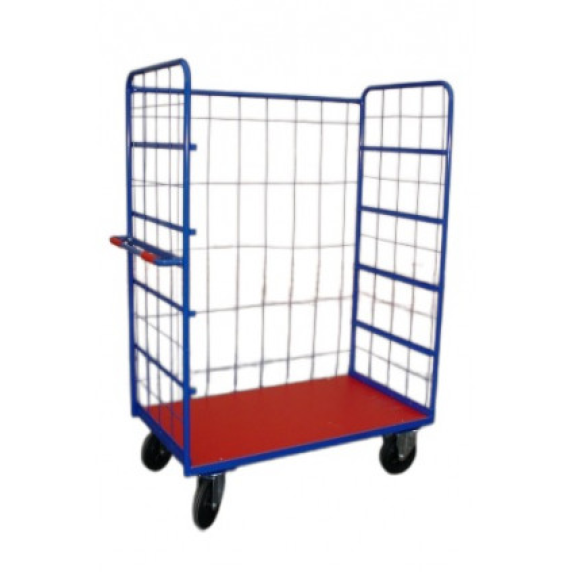 Scaffalatura mobile in acciaio con rete rinforzata-Leggi tutto