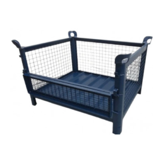 Cestón de malla 1200 x 800 mm con lateral abatible-Leer más