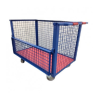 Contenedor malla lateral abatible
