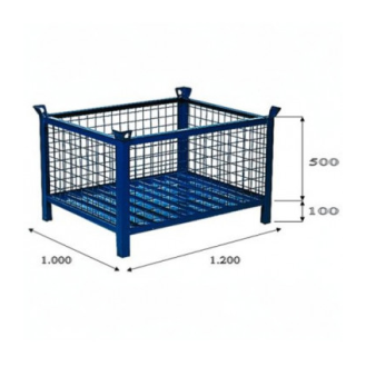 Cestón de malla 1.200 x 1.000 mm-Leer más