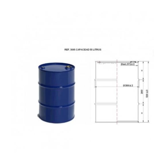 Bidón chapa 60 lts-Leer más