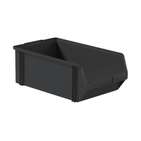 Gaveta en plastique empilable avec ouverture frontale 490x300x180h-Beschreibung lesen