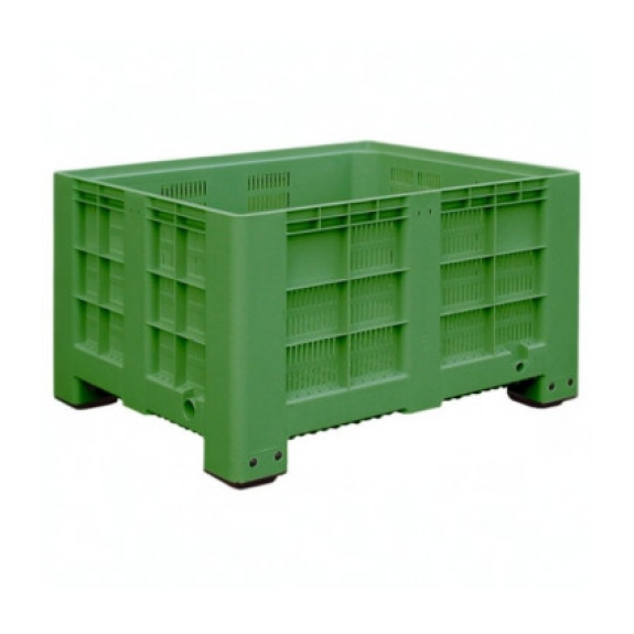 Contenedor liso de polietileno 1200 x 1000 mm-Leer más