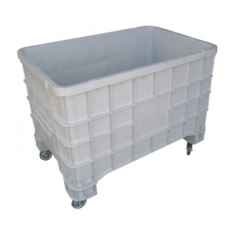 Contenedor plástico liso con ruedas-Leer más