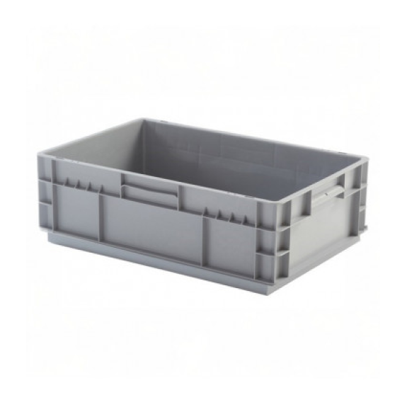 Caja de plástico apilable fondo reforzado Norma Europa 600x400x192h-Leer más