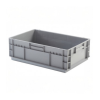 Caja de plástico apilable fondo reforzado Norma Europa 600x400x192h